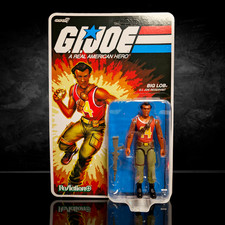 Joe Big Lob GI Joe Action Figure ReAction+ 1/18 O-Ring Design Unpunched