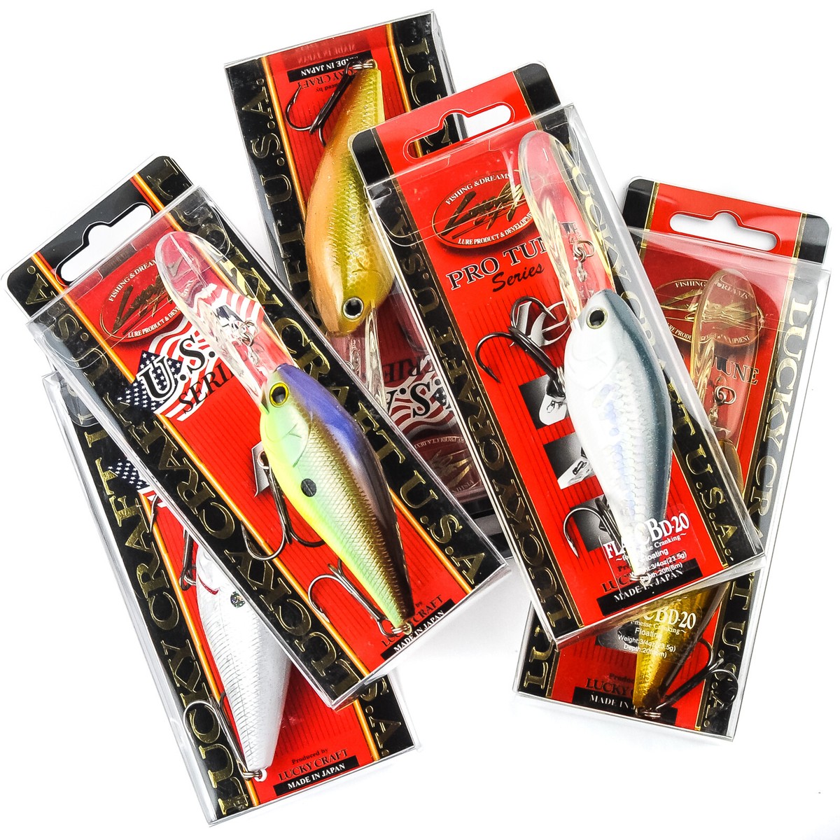 Leurre Crankbait Lucky Craft Flat Mini DR – Baby Bass – Pêche Bass – Neuf