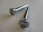 61-67 CHEV CHROME DOOR LOCK KNOBS PAIR BELAIR IMPALA 62 63 64 65 66 PONTIAC