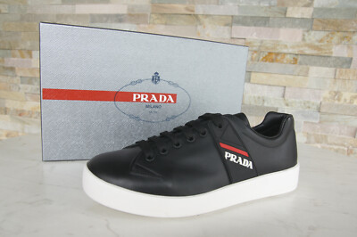 PRADA｜シープレザー ロートップスニーカー EU38 プラダロートップレザースニーカー | Sendegaro JP