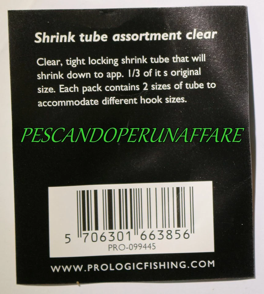 PROLOGIC COD.PRO099445 SHRINK TUBE ASSORTMENT CLEAR - Imagen 2 de 2