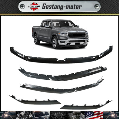#ad For Ram 1500 2019 2020 2021 2022 Black Replacement Front Upper Grille Molding $68.90
