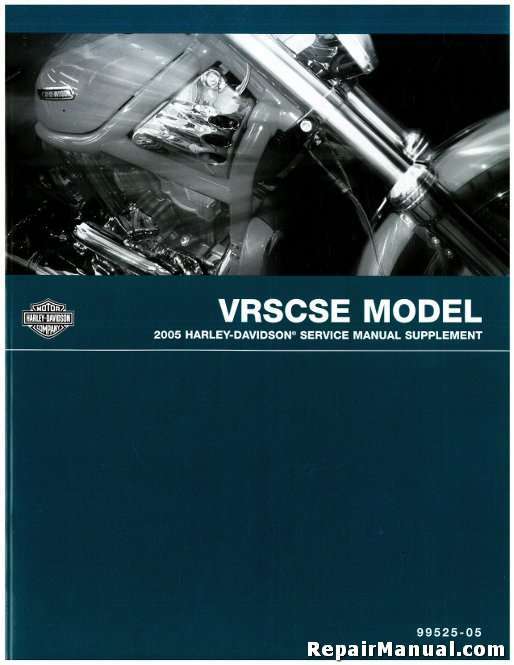 チャド 2005 Harley Davidson VRSCSE Service Manual Supplement : 99525-05