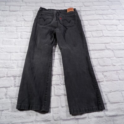 Levi's 512 Bootcut Perfectly Slimming Dark Wash Black Womens Jeans