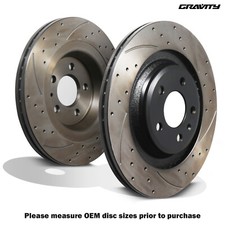 DISCHI FRENO POSTERIORI FORATI SCANALATI 330MM PER AUDI Q5 2.0 3.0 3.2 TDI TFSI 08-17