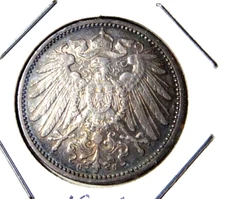 1901 G One Mark  - German Empire - Silver Germany Coin