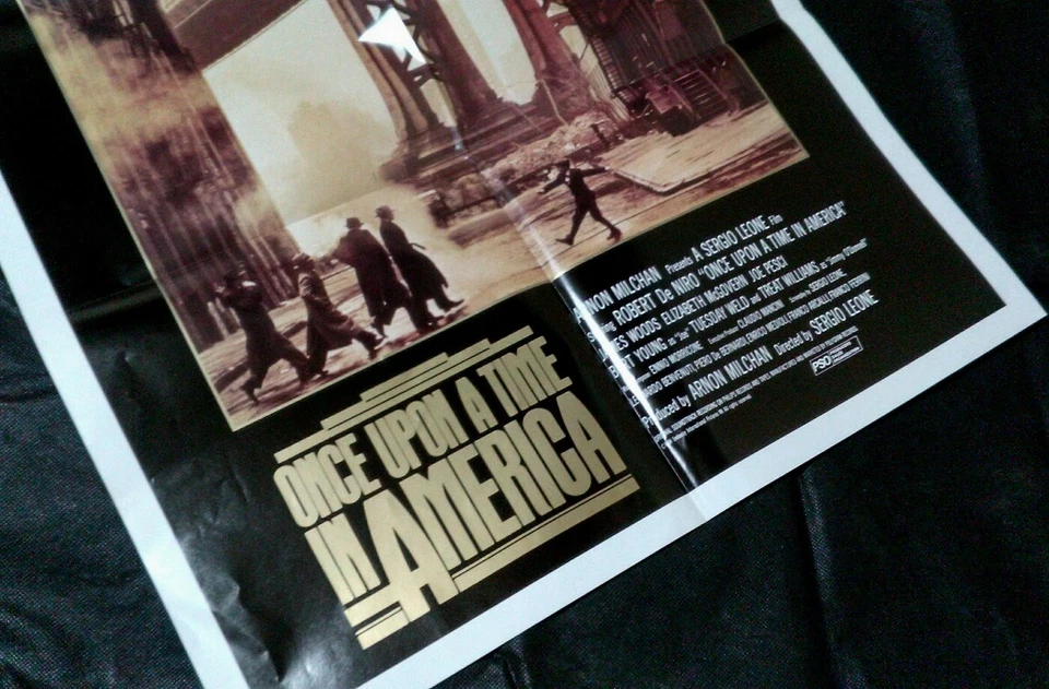 ROBERT DE NIRO ONCE UPON A TIME IN AMERICA JAPAN ORIG 2LD w/OBI POSTER MORRICONE Foto 3 de 4