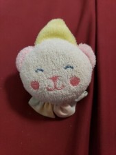 New Vintage Eden Terry Cloth Plush Baby Wrist Rattle Kitten Toy Baby LOOK