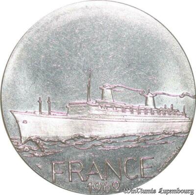 Médaille paquebot France 1962 – Compagnie Générale Transatlantique – French Line - Collection