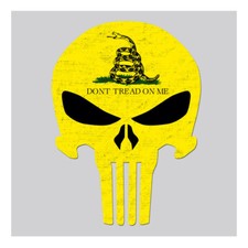 DTOM "Dont Tread On Me Skull Sticker" - Made In USA