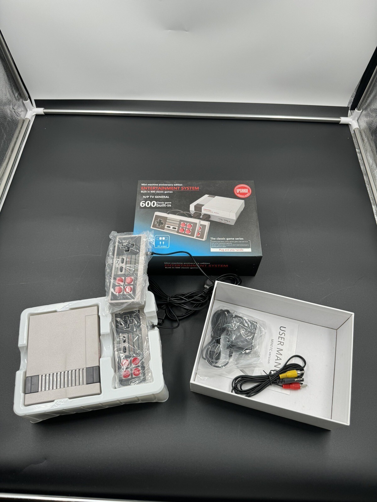 Mini Game Anniversary Edition Entertainment Center Built In 600 Games