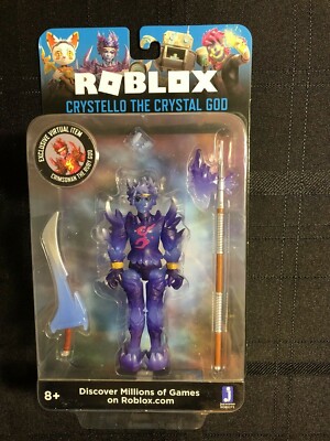 Roblox Crystello The Crystal God Action Figure Exclusive Virtual Code New 2020 Ebay - new roblox figure