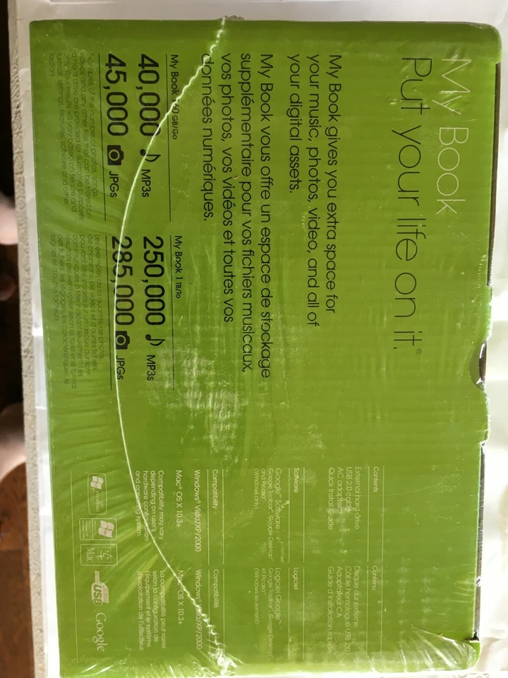 Western Digital My Book WD7500H1U 750GB USB External Hard Drive Black - Image 2 of 4