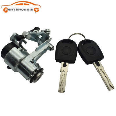 Rear Trunk Lock Cylinder With 2 Keys For VW Golf 4 Lupo Seat Arosa 1J6827297G