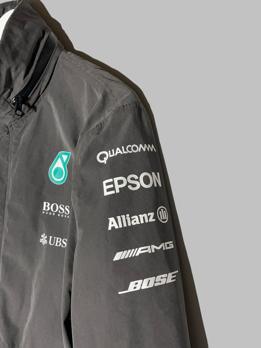 Hugo Boss Mercedes-Benz AMG MA-1ジャケット Mercedes Benz Amg Formula One Team Jacket Men's Size M | eBay