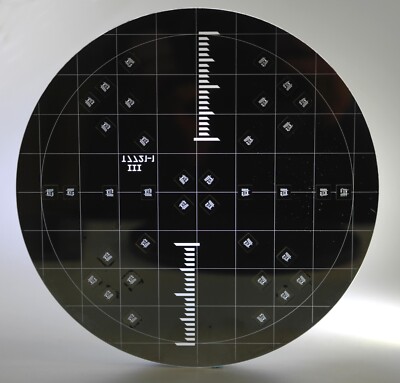 7'' O.D. Focus/Resolution Test Plate 36 1951 USAF Target Groups 2-7 Elements 1-6