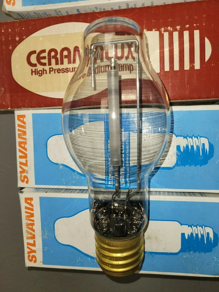 SylvaniaX4&PhillipsX1 HPS150/MED/RP150w Clear High Pressure Sodium HID Bulb S55 - Image 2 of 4