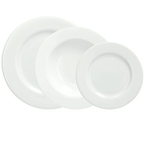 Tognana Ambiente, Servizio Piatti per 6 persone, 18 Pezzi, Porcellana, (t4u)