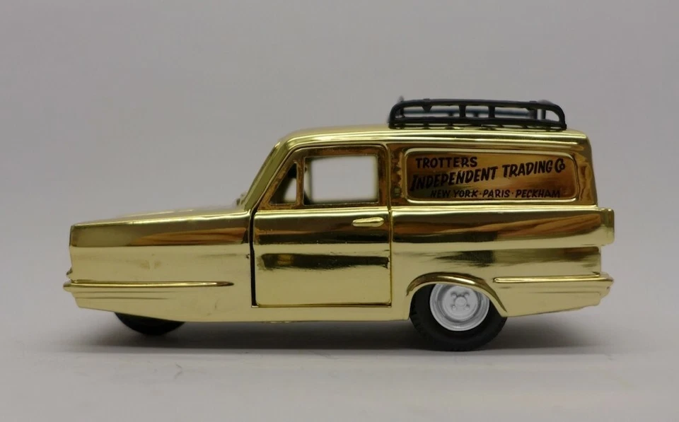 Only Fools and Horses Corgi Limited Edition Gold Millionaire Trotter Van Reliant - Image 4 of 4