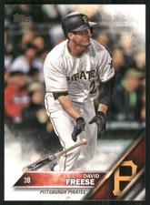 2016 Topps Update #US283 David Freese Pittsburgh Pirates Baseball Card 34858