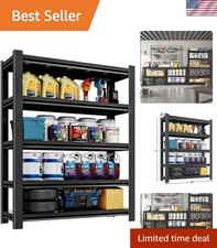 72 Inch H Heavy-Duty Metal Storage Shelves - Organize with 2000 lbs Capacity