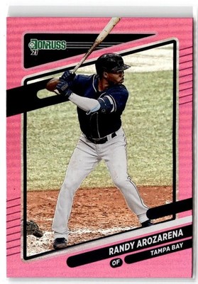 2021 Donruss Pink Randy Arozarena #125 Tampa Bay Rays