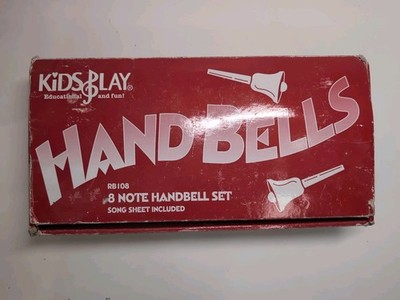 Kids Play 8 Note Hand Bell Set Rhythm Band Instruments Educational
