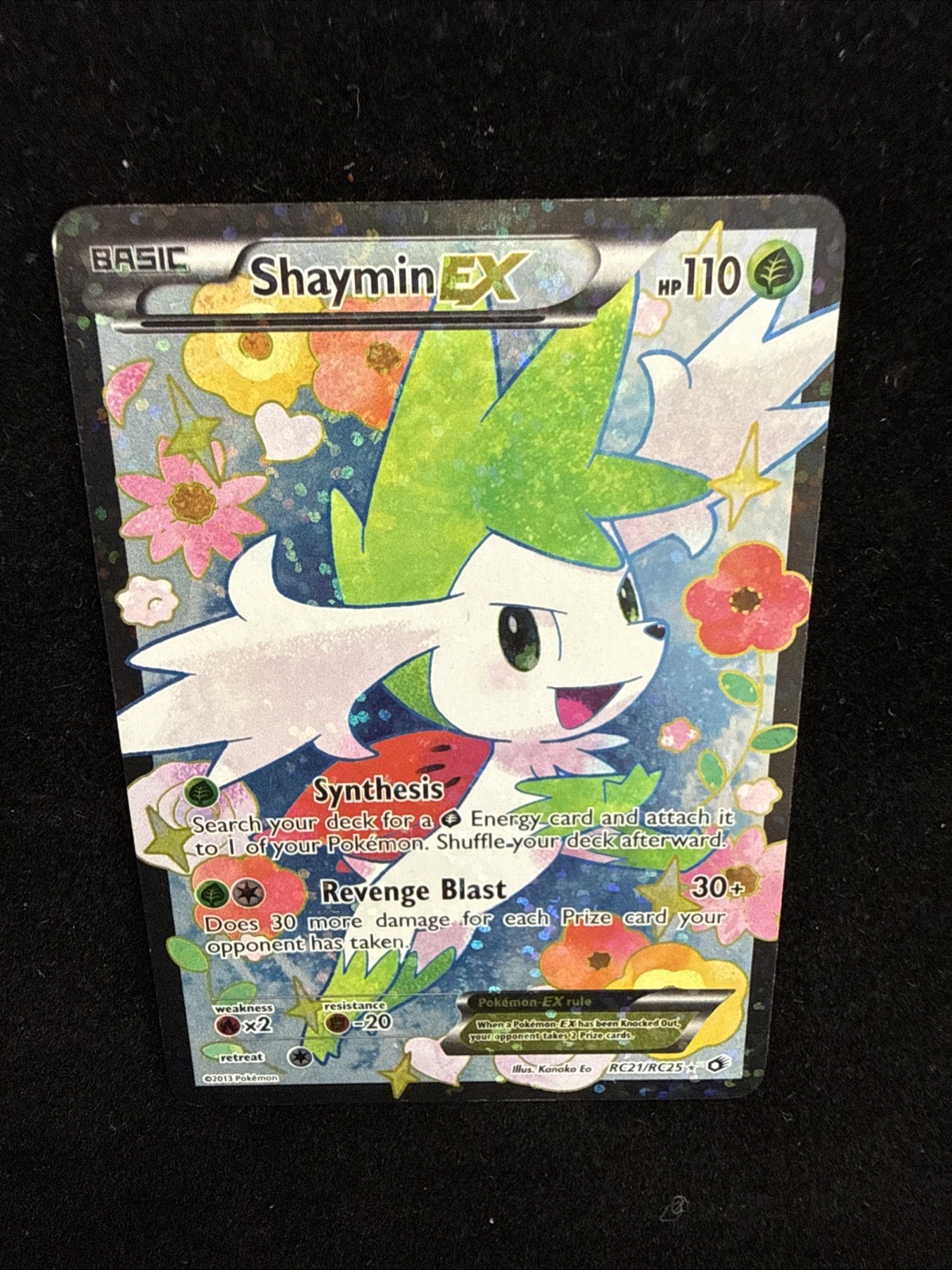 Shaymin EX RC21/RC25 Legendary Treasures Radiant Collection Holo Pokémon TCG