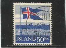 ISLAND n° 287 used value 10 €