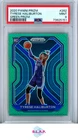 TYRESE HALIBURTON PANINI #262 2020 PANINI PRIZM GREEN PRIZM ENG RC PSA 9