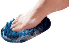 Soapy Toes Foot Scrubber, Blue