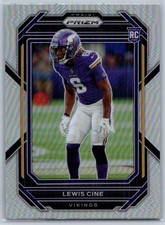 Lewis Cine 2022 Panini Prizm Silver RC Rookie #380 Minnesota Vikings