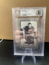 2001-02 Pre-Parkie Autographs BGS Authentic Auto /1000 Harry Lumley Auto /1000