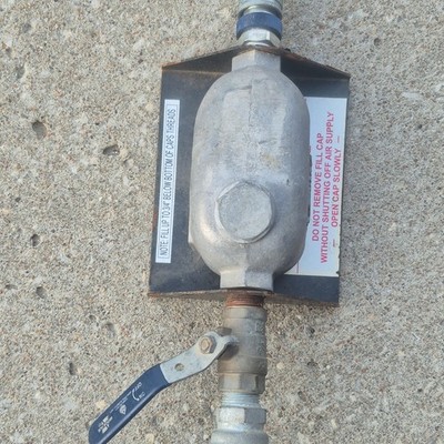 Dixon Manual Air Valve with Fill Cap and Lever Handle Oiler for Missil 
