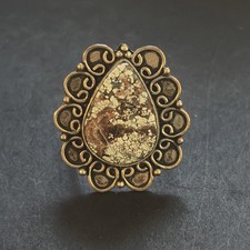 Vintage Sterling Silver Native American Turquoise Size 8