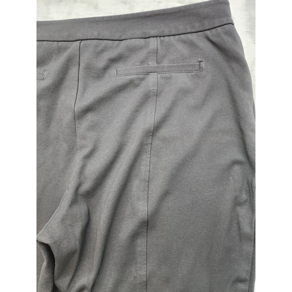 Pantalón tobillo NYDJ Ponte tejido tiro alto talla 16 negro elástico liftxtuck corte oficina Foto 3 de 4