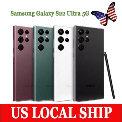 NEW Samsung Galaxy S22 Ultra 5G Galaxy S22 Ultra SM-S908U 256GB Factory Unlocked