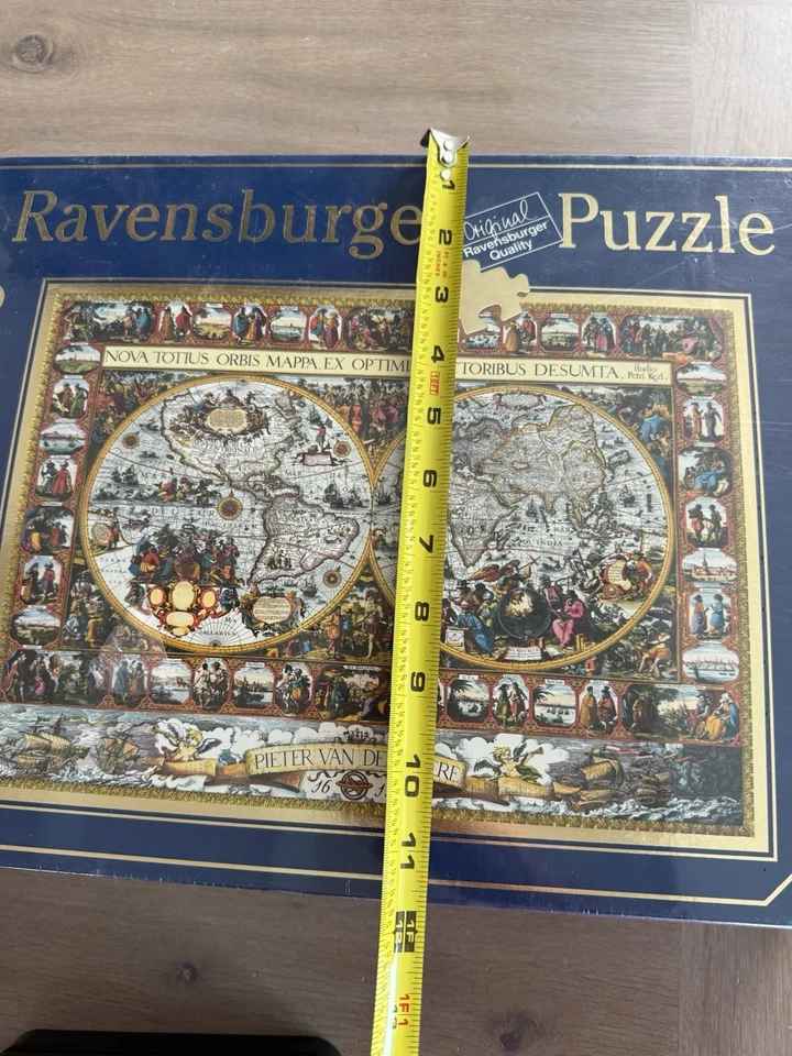 Rompecabezas 9000 piezas Ravensburger Big World Map 1611 rompecabezas raro NUEVO Foto 3 de 4