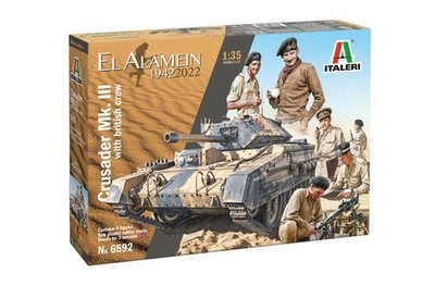 6592 135 Brit. Crusader Mk.III mit BesatzungModellbau, Bausatz, Standmodellba...