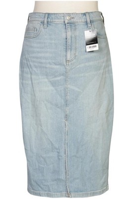 Lands End Rock Damen Damenrock Gr. EU 46 Baumwolle Hellblau #dx7b63z