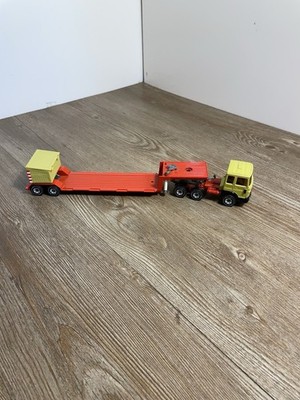 Siku Diecast MAN Truck With Low Loader Trailer - Vintage - 2125