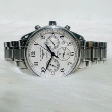 Longines Automatic Master Collection Chrono Steel Men's Watch 139398492 4