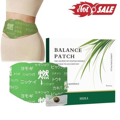 Japanese Herbal Patch Balance Patch Belly Patch 5 Pactches Easy Topical Use US