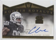 2015 Crown Royale Rookie ROYalty Signatures Gold 8/99 Clive Walford Auto 0o9