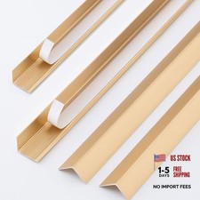 Zonon 10 Pcs Aluminum Wall Corner Protector Peel and Stick L Molding Corner