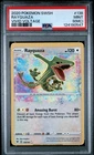 PSA 9(MC) 2020 Pokémon SWSH Rayquaza Vivid Voltage #138 Mint Miscut Amazing Rare