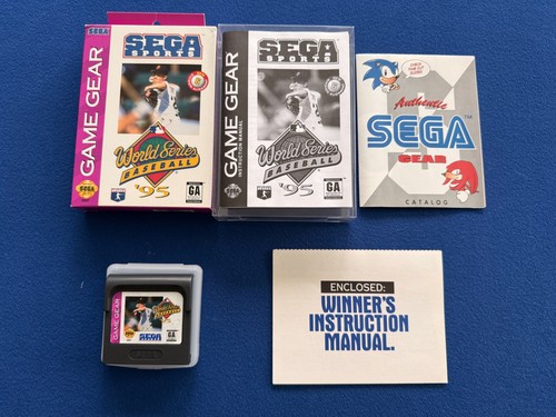 World Series Baseball '95 for SEGA Game Gear Vintage With Manual and