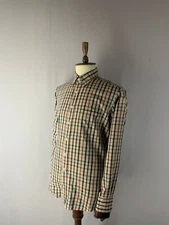 Daks London Mens Button Down Shirt Size XL Multicolor Plaid Long Sleeve
