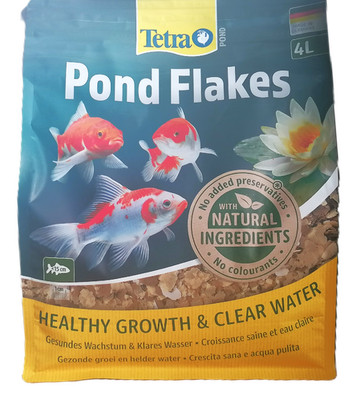 Tetra Pond Flakes 4 Liter Futter Flockenfutter für Koi und Goldfisch