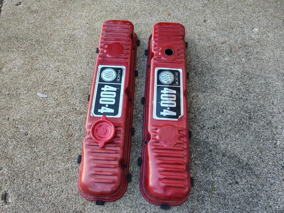 1968 1969 Buick Skylark GS Wildcat Electra 225 Riviera 400 430 OEM Valve Covers - Image 4 of 4